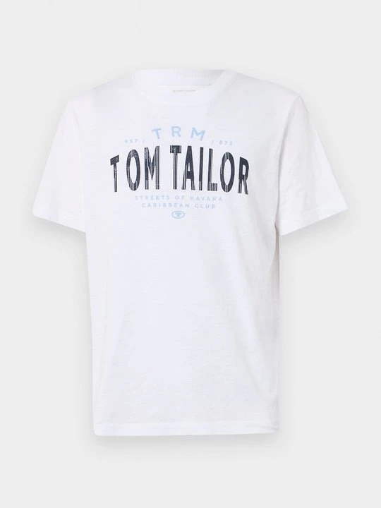 Zdjęcie produktu T-shirt z nadrukiem Tom Tailor biały