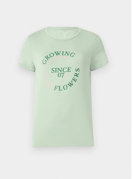 Zdjęcie produktu T-shirt z nadrukiem Tom Tailor miętowy