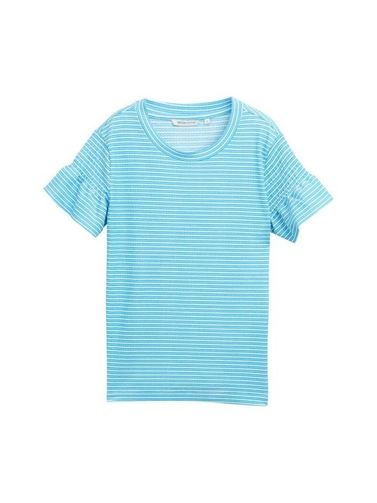 Zdjęcie produktu T-shirt z nadrukiem Tom Tailor niebieski