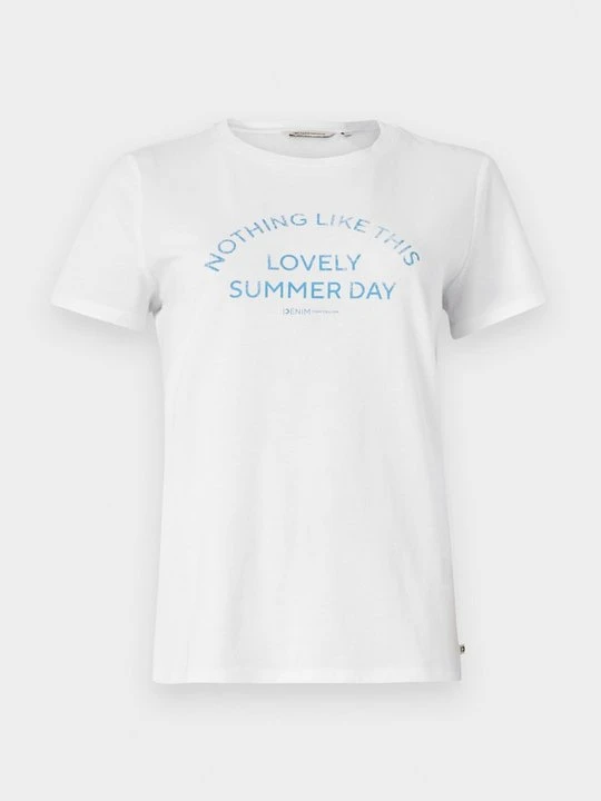 Zdjęcie produktu T-shirt z nadrukiem Tom Tailor biały