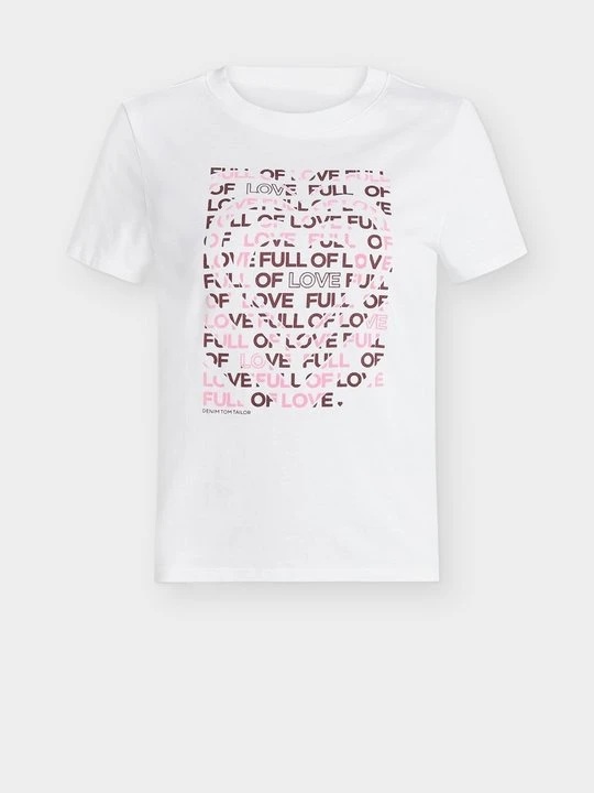 Zdjęcie produktu T-shirt z nadrukiem Tom Tailor biały