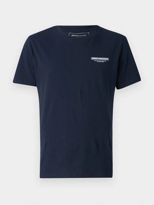 Zdjęcie produktu T-shirt z nadrukiem Tom Tailor granatowy