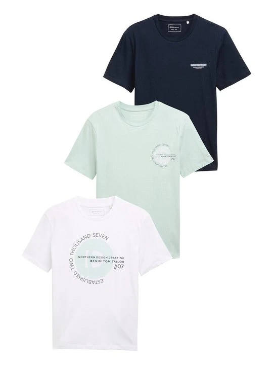 Zdjęcie produktu T-shirt z nadrukiem Tom Tailor granatowy
