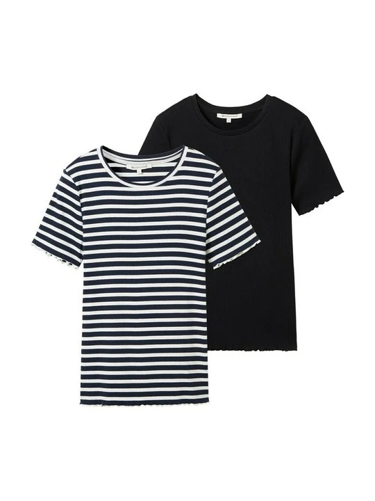 Zdjęcie produktu T-shirt z nadrukiem Tom Tailor granatowy