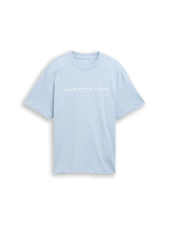 Zdjęcie produktu T-shirt z nadrukiem Tom Tailor niebieski