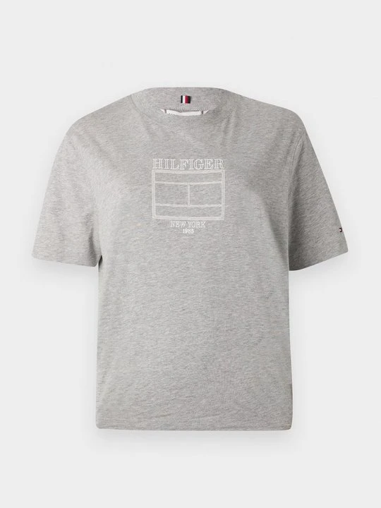 Zdjęcie produktu T-shirt z nadrukiem Tommy Hilfiger szary