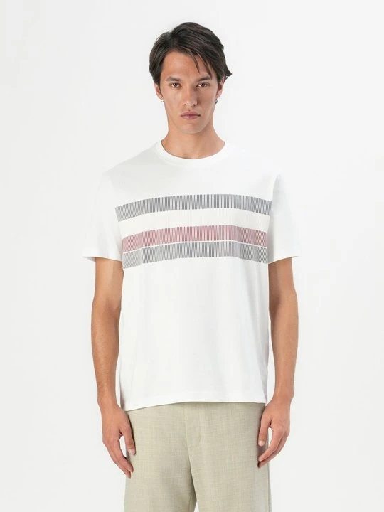 Zdjęcie produktu T-shirt z nadrukiem Tommy Hilfiger biały