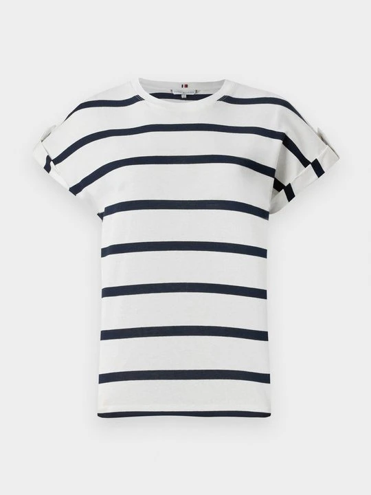 Zdjęcie produktu T-shirt z nadrukiem Tommy Hilfiger beżowy