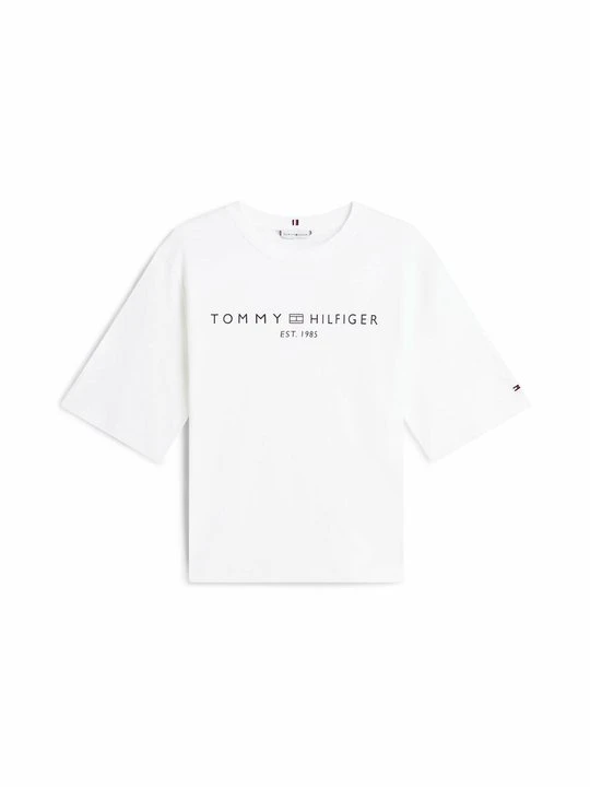 Zdjęcie produktu T-shirt z nadrukiem Tommy Hilfiger biały