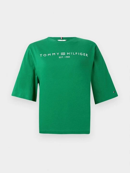Zdjęcie produktu T-shirt z nadrukiem Tommy Hilfiger zielony