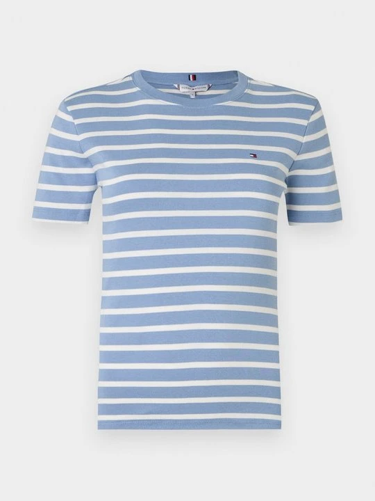 Zdjęcie produktu T-shirt basic Tommy Hilfiger niebieski