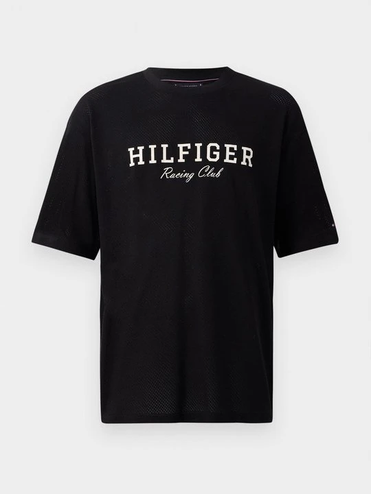 Zdjęcie produktu T-shirt z nadrukiem Tommy Hilfiger czarny