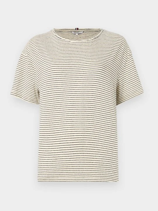 Zdjęcie produktu T-shirt z nadrukiem Tommy Hilfiger niebieski