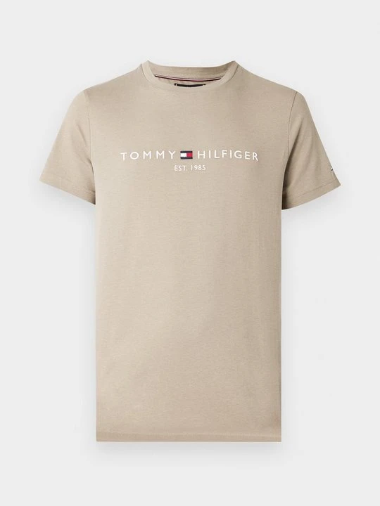 Zdjęcie produktu T-shirt z nadrukiem Tommy Hilfiger beżowy