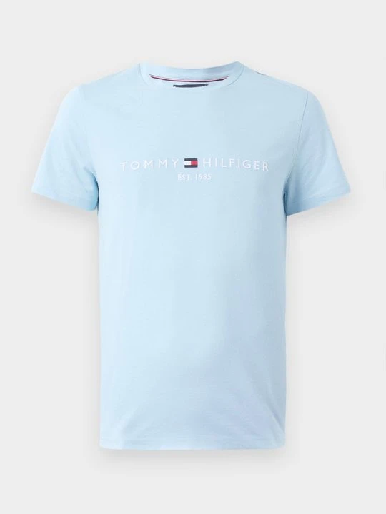 Zdjęcie produktu T-shirt z nadrukiem Tommy Hilfiger niebieski