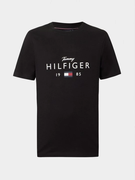 Zdjęcie produktu T-shirt z nadrukiem Tommy Hilfiger czarny
