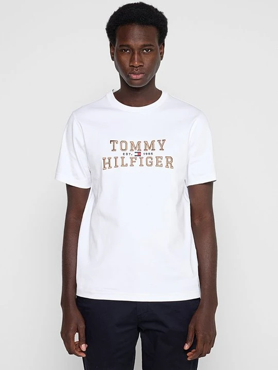 Zdjęcie produktu T-shirt z nadrukiem Tommy Hilfiger biały
