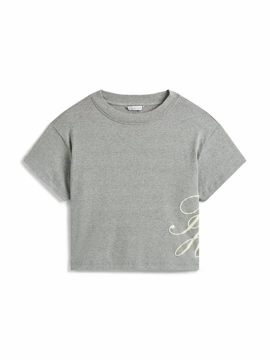 Zdjęcie produktu T-shirt z nadrukiem Tommy Hilfiger ciemnoszary
