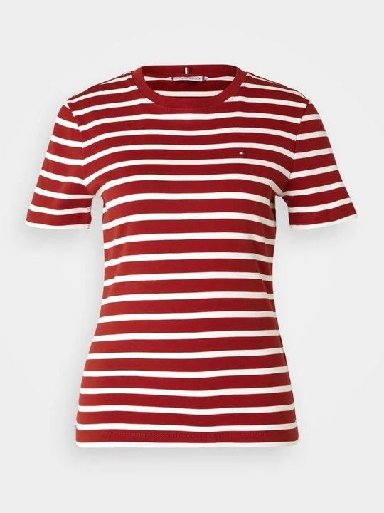 Zdjęcie produktu T-shirt basic Tommy Hilfiger czerwony