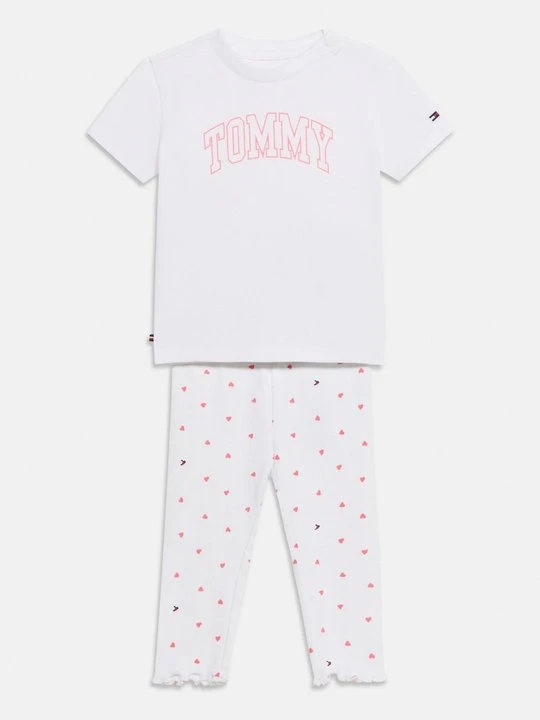 Zdjęcie produktu T-shirt z nadrukiem Tommy Hilfiger biały