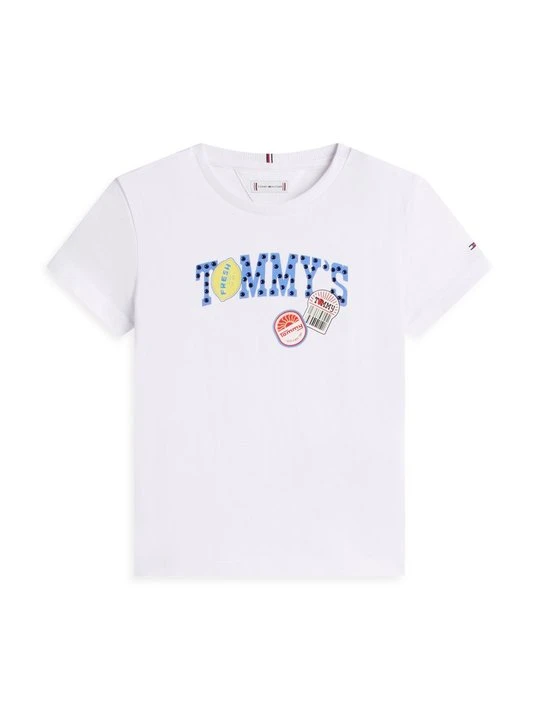 Zdjęcie produktu T-shirt z nadrukiem Tommy Hilfiger biały