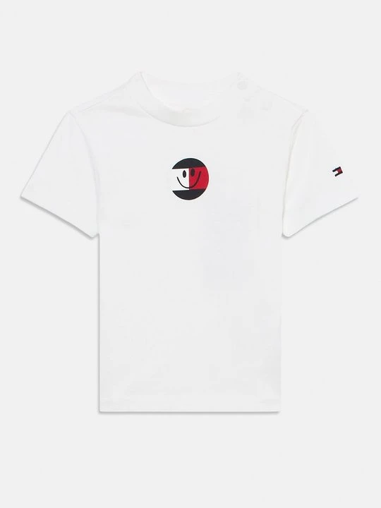 Zdjęcie produktu T-shirt z nadrukiem Tommy Hilfiger biały