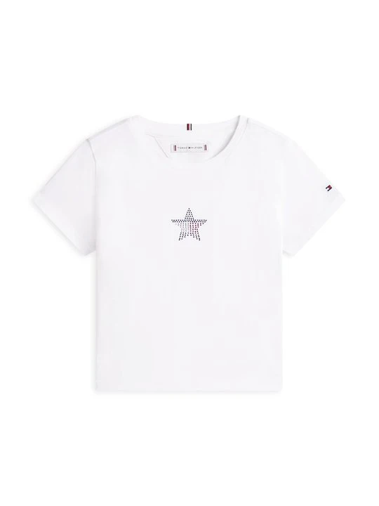 Zdjęcie produktu T-shirt z nadrukiem Tommy Hilfiger biały