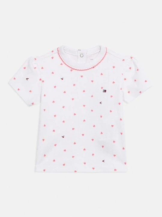 Zdjęcie produktu T-shirt z nadrukiem Tommy Hilfiger biały