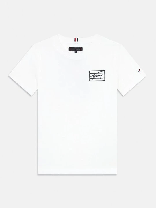 Zdjęcie produktu T-shirt z nadrukiem Tommy Hilfiger biały