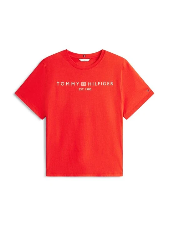 Zdjęcie produktu T-shirt z nadrukiem Tommy Hilfiger czerwony