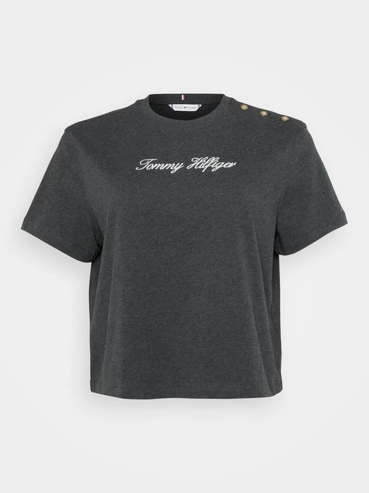 Zdjęcie produktu T-shirt z nadrukiem Tommy Hilfiger ciemnoszary