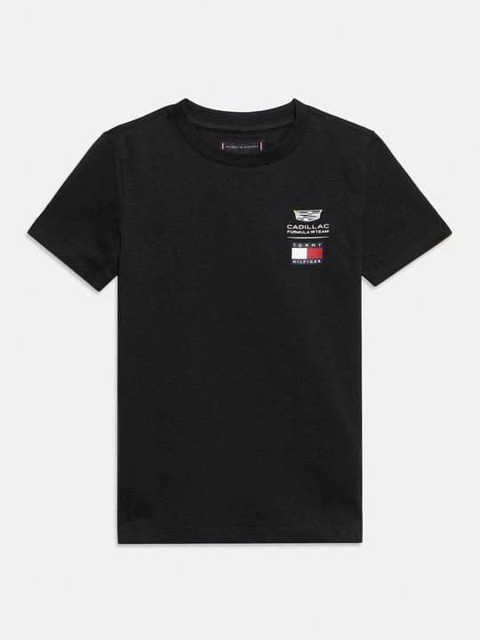 Zdjęcie produktu T-shirt z nadrukiem Tommy Hilfiger czarny
