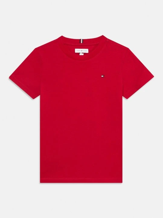Zdjęcie produktu T-shirt z nadrukiem Tommy Hilfiger czerwony