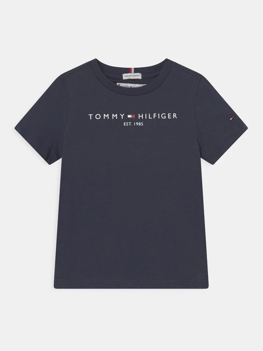 Zdjęcie produktu T-shirt z nadrukiem Tommy Hilfiger granatowy