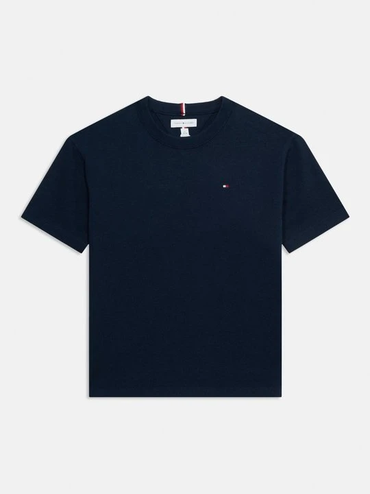 Zdjęcie produktu T-shirt z nadrukiem Tommy Hilfiger granatowy