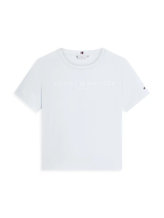 Zdjęcie produktu T-shirt z nadrukiem Tommy Hilfiger jasnoniebieski