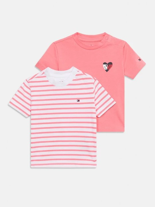 Zdjęcie produktu T-shirt z nadrukiem Tommy Hilfiger różowy