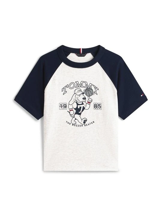 Zdjęcie produktu T-shirt z nadrukiem Tommy Hilfiger szary