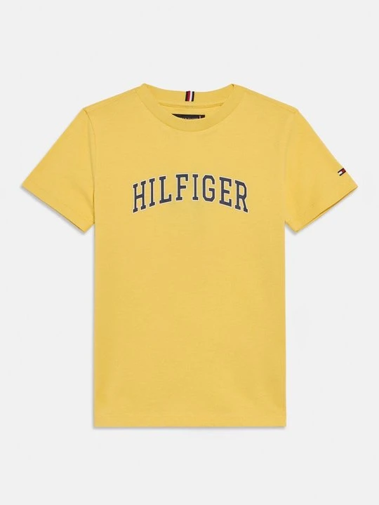 Zdjęcie produktu T-shirt z nadrukiem Tommy Hilfiger żółty