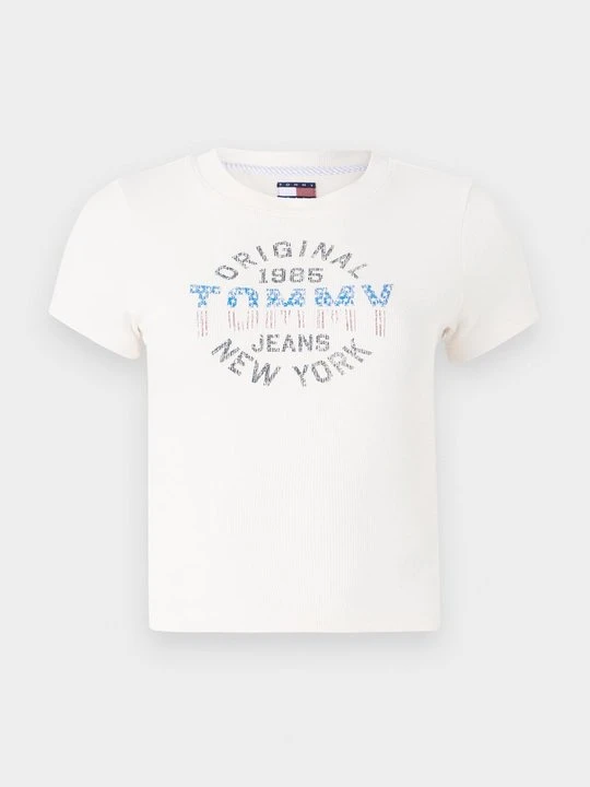 Zdjęcie produktu T-shirt z nadrukiem Tommy Jeans biały