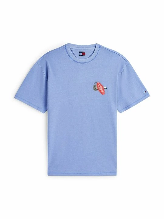 Zdjęcie produktu T-shirt z nadrukiem Tommy Jeans niebieski