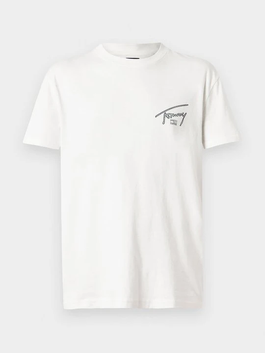 Zdjęcie produktu T-shirt z nadrukiem Tommy Jeans mleczny