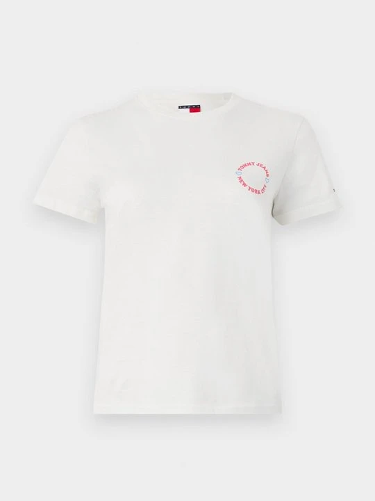 Zdjęcie produktu T-shirt z nadrukiem Tommy Jeans biały