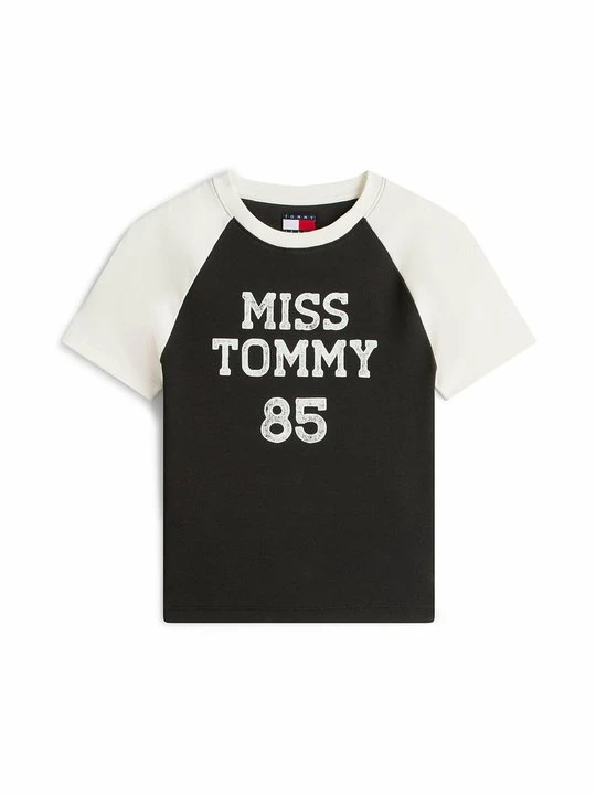 Zdjęcie produktu T-shirt z nadrukiem Tommy Jeans czarny