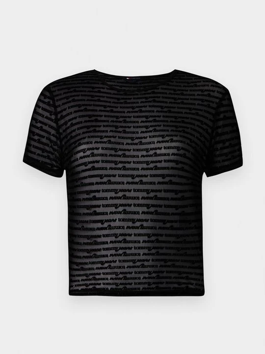 Zdjęcie produktu T-shirt z nadrukiem Tommy Jeans czarny