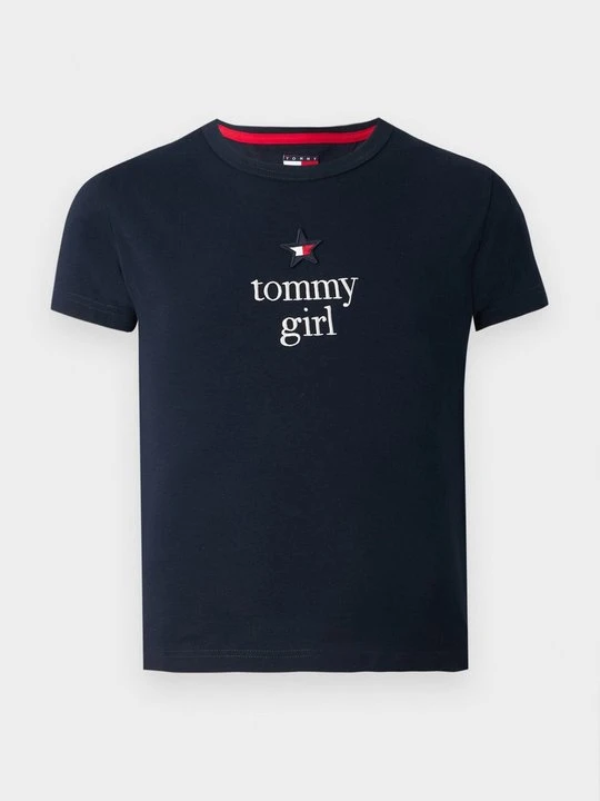 Zdjęcie produktu T-shirt z nadrukiem Tommy Jeans granatowy