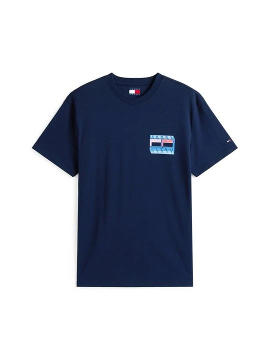 Zdjęcie produktu T-shirt z nadrukiem Tommy Jeans granatowy