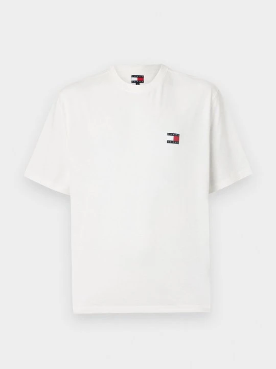 Zdjęcie produktu T-shirt z nadrukiem Tommy Jeans mleczny