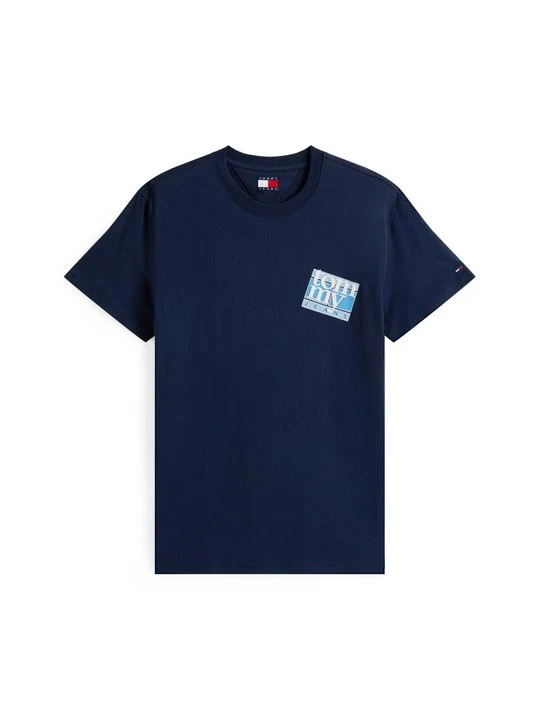 Zdjęcie produktu T-shirt z nadrukiem Tommy Jeans granatowy