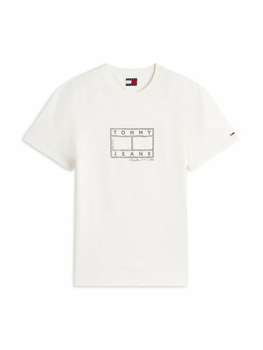 Zdjęcie produktu T-shirt z nadrukiem Tommy Jeans biały